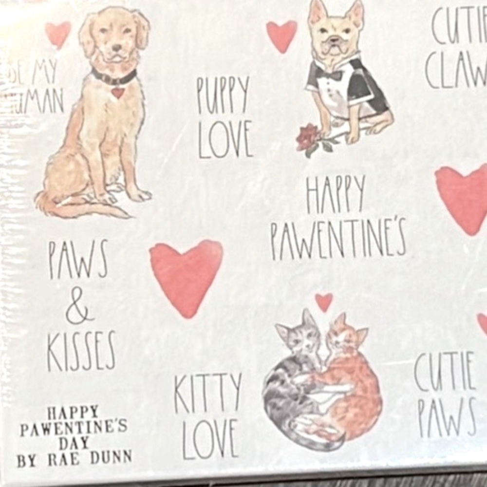 PETS - Rae Dunn - ‘ Happy Pawentine’s’ 1000 piece puzzle. NWT Firm! - Picture 2 of 8